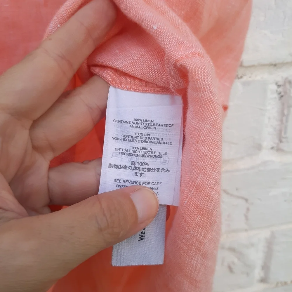 J. Crew Baird Mcnutt Irish Linen Popover Shirt